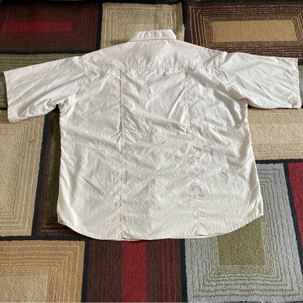 Wrangler Hero Outdoor Gear Button Up Shirt Short Sleeve Men's Sz 2XL Fishing - Picture 7 of 12